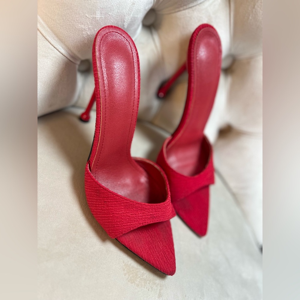 Elegant Red Women's Heels